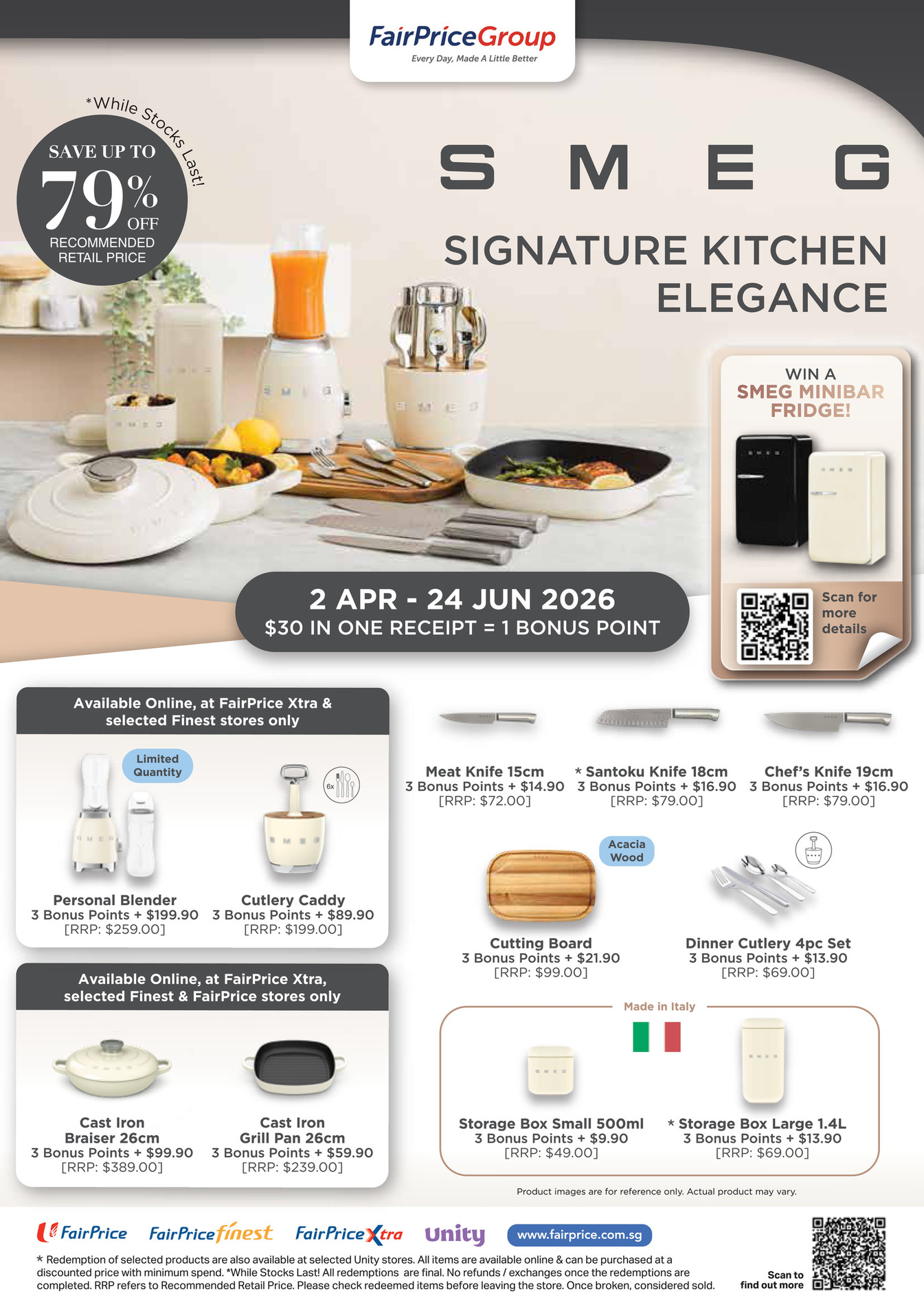 Fairprice Bonus Point Promotion flyer
