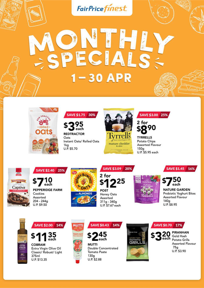 Finest Monthly Specials