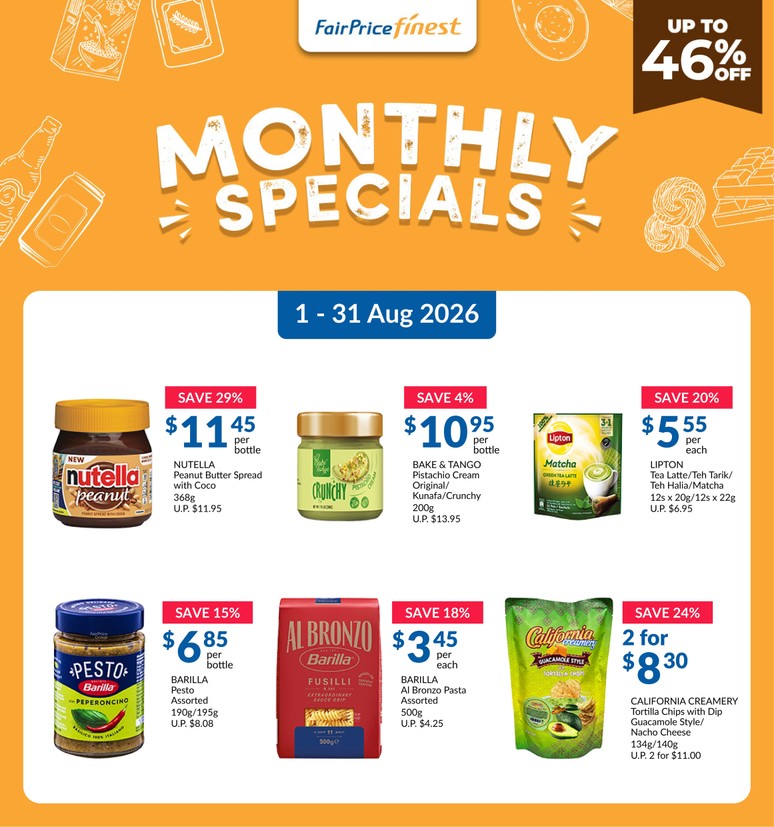 Finest Monthly Specials