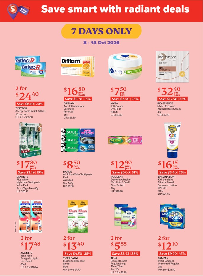 Save smart with radiant deals