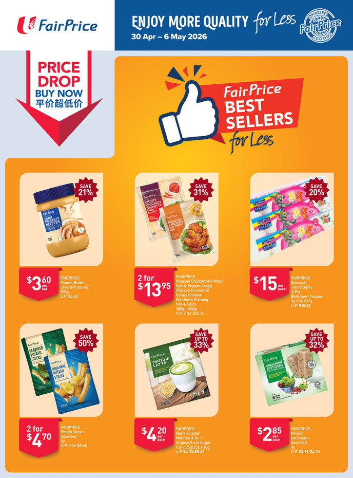 Fairprice Bestsellers For Less