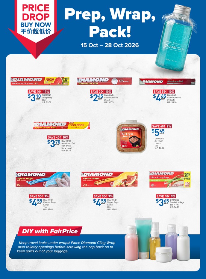 Prep, Wrap, Pack!